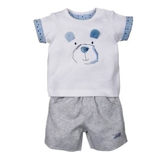 Комплект для мальчика: футболка и шорты "Медвежонок", Mothercare, на рост 56 см