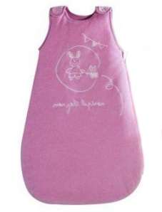 Конверт,  кокон-пеленка  «Зайка» велюровый  с вышивкой, утепленный, розовый,  Франция