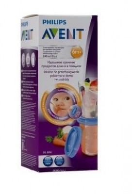  Philips Avent Набор контейнеров c крышками 240 мл,  5 шт